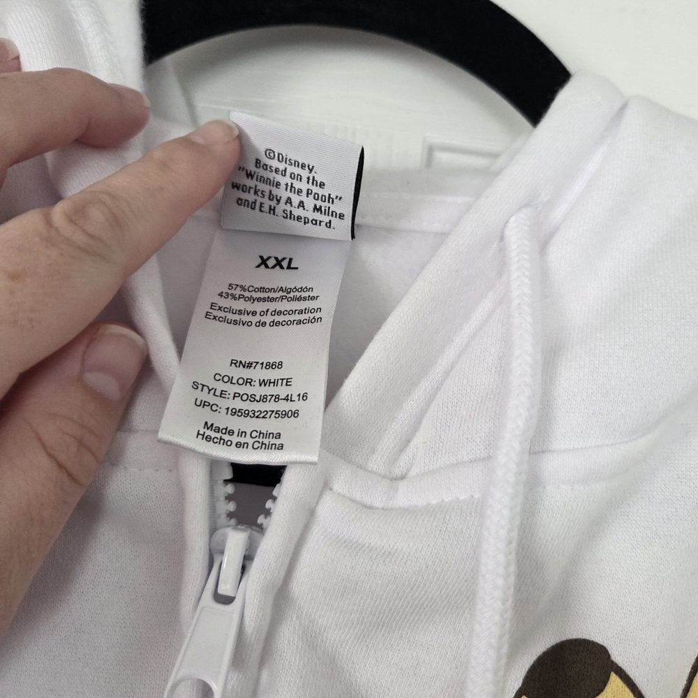 XXL Winne The Pooh Zip Hoodie - Picture 5 of 5